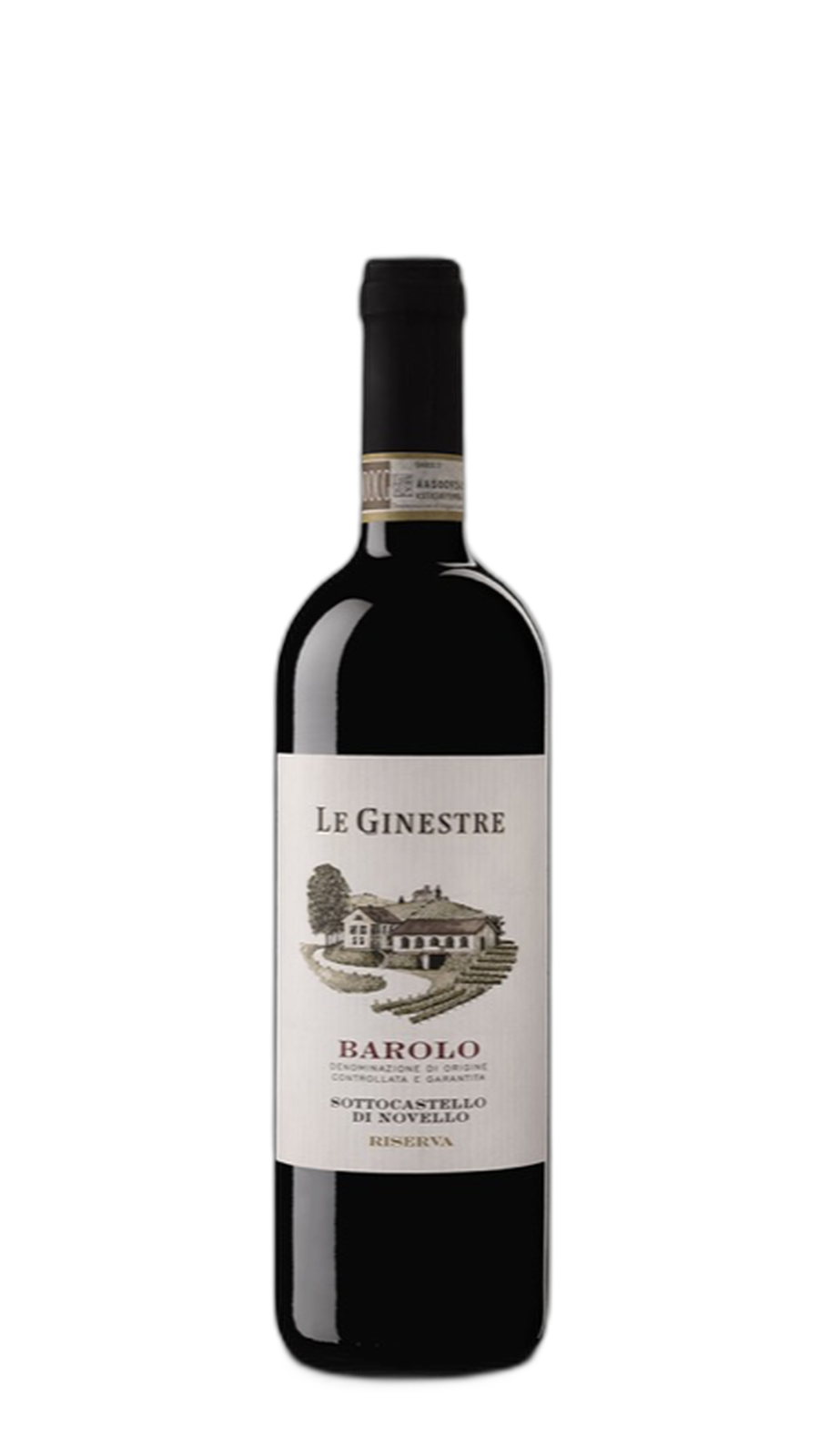 Le Ginestre Barolo DOCG Sottocastello di Novello 2017 Riserva bottle