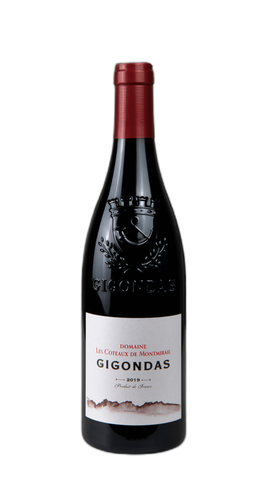 Cave la Romaine Les Côteaux de Montmirail AOP Gigondas 2019 bottle